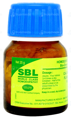 Sbl Calcarea Fluorica 6x Biochemic Tablet 25gm