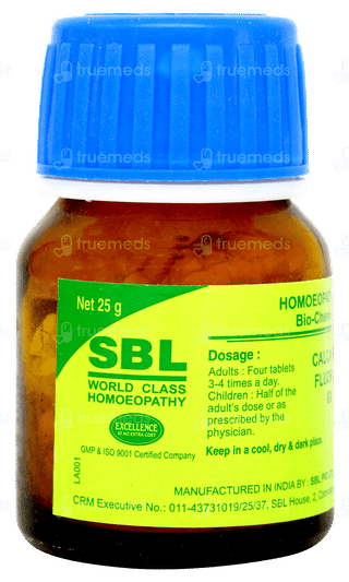 Sbl Calcarea Fluorica 6x Biochemic Tablet 25gm