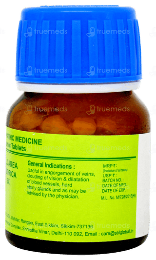 Sbl Calcarea Fluorica 6x Biochemic Tablet 25gm