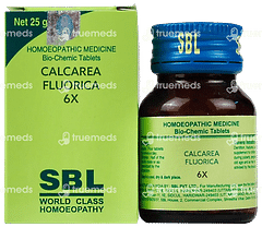 Sbl Calcarea Fluorica Biochemic 6x Tablet 25 GM