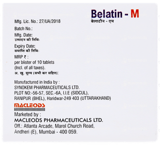 Belatin M Tablet 10