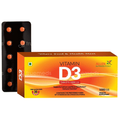 Allen Vitamin D3 1000 Iu Tablet 30