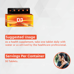 Allen Vitamin D3 1000 Iu Tablet 30