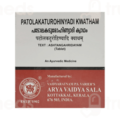 Kottakkal Ayurveda Patolakaturohinyadi Kwatham Tablet 100