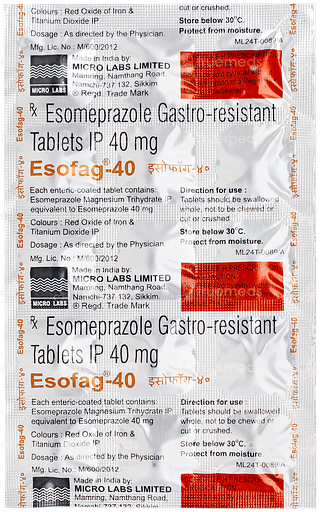 Esofag 40 Tablet 15