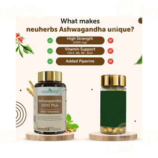 Neuherbs Ashwagandha 1000 Plus Tablet 60