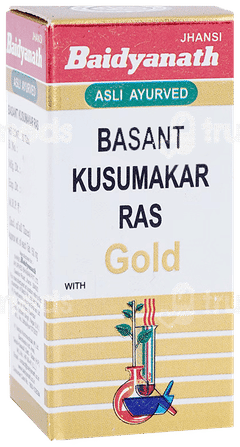 Baidyanath Basant Kusumakar Ras With Gold Tablet 50 Baidyanath Basant Kusumakar Ras With Gold Tablet 50