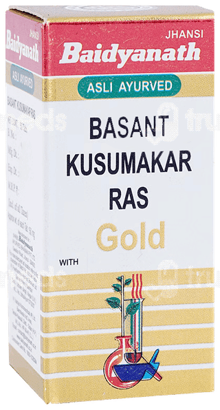 Baidyanath Basant Kusumakar Ras With Gold Tablet 50