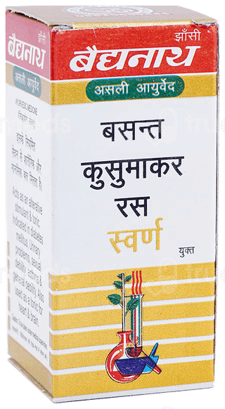 Baidyanath Basant Kusumakar Ras With Gold Tablet 50