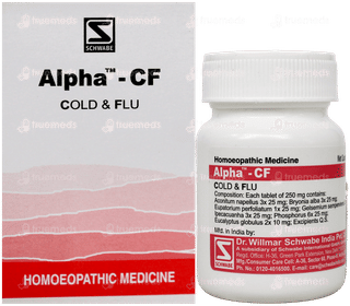 Dr Willmar Schwabe Alpha Cf Tablet 20gm