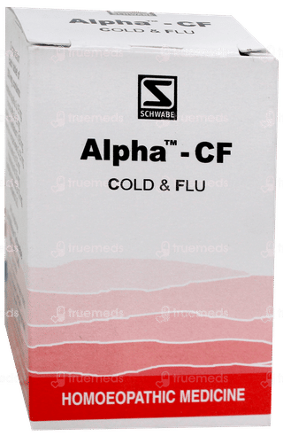 Dr Willmar Schwabe Alpha Cf Tablet 20gm