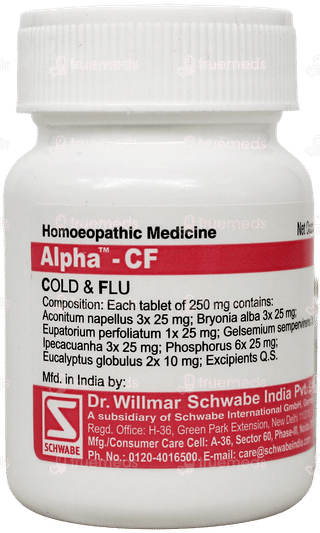 Dr Willmar Schwabe Alpha Cf Tablet 20gm