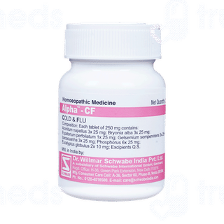 Dr Willmar Schwabe Alpha Cf Tablet 20gm