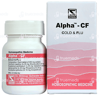 Dr Willmar Schwabe Alpha Cf Tablet 20gm