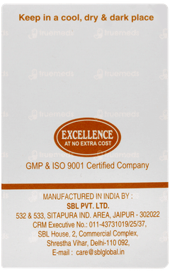 Sbl Gunpowder 3x Trituration Tablet 25gm