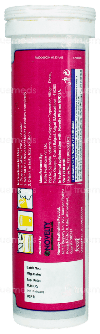 Carnifizz Orange Flavour Effervescent Tablet 10