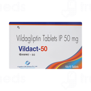 Vildact 50 Tablet 15