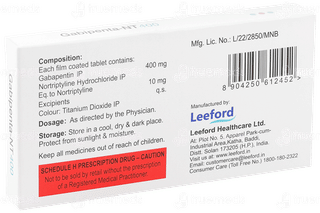Gabipenta Nt 400 Tablet 10