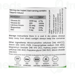 Vaamveda Calcium And Vitamin D3 Tablet 60
