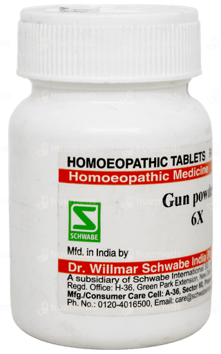 Dr Willmar Schwabe Gun Powder 6X Tablet 20Gm