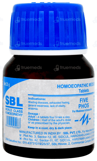 Sbl Five Phos Tablet 25gm