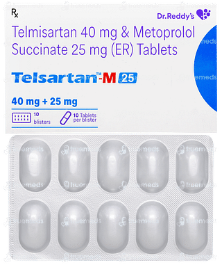 Telsartan M 25 Tablet 10
