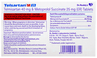 Telsartan M 25 Tablet 10
