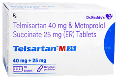 Telsartan M 25 Tablet 10 Telsartan M 25 Tablet 10