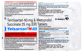 Telsartan M 25 Tablet 10