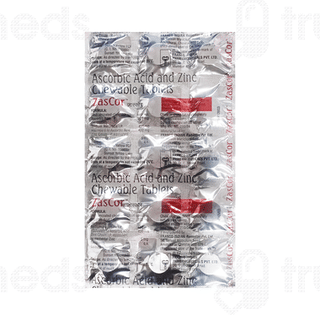 Zascor Lemon Honey Flavour Sugar Free Chewable Tablet 15