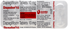 Dapafor 10 Tablet 10 Dapafor 10 Tablet 10