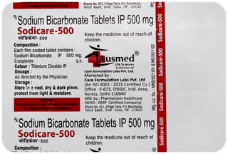 Sodicare 500 Tablet 10