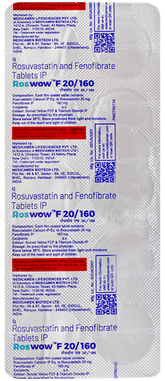 Roswow F 20/160 Tablet 10 Roswow F 20/160 Tablet 10