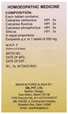 Sbl Homeocal Tablet 25gm