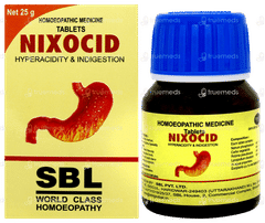Sbl Nixocid Tablet 25gm Sbl Nixocid Tablet 25gm