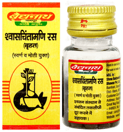 Baidyanath Swas Chintamani Ras Vrihat Tablet 25