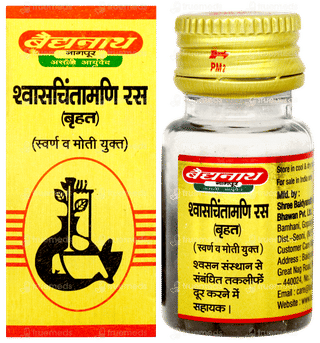 Baidyanath Swas Chintamani Ras Vrihat Tablet 25