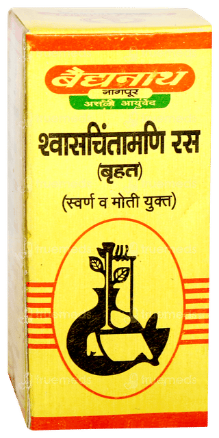 Baidyanath Swas Chintamani Ras Vrihat Tablet 25