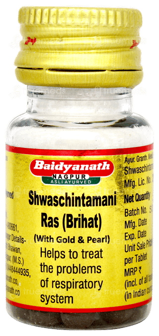 Baidyanath Swas Chintamani Ras Vrihat Tablet 25