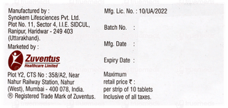 Zensita 100 Tablet 10