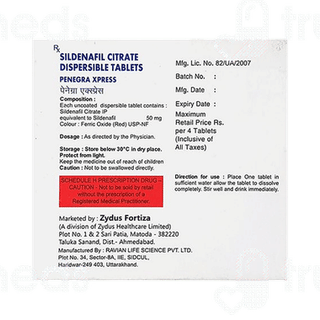 Penegra Xpress 50 MG Tablet 4