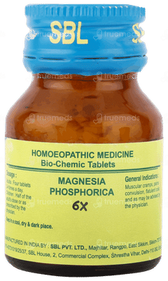 Sbl Magnesia Phosphorica 6x Biochemic Tablet 25gm