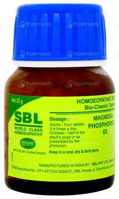 Sbl Magnesia Phosphorica 6x Biochemic Tablet 25gm
