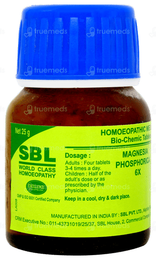 Sbl Magnesia Phosphorica 6x Biochemic Tablet 25gm