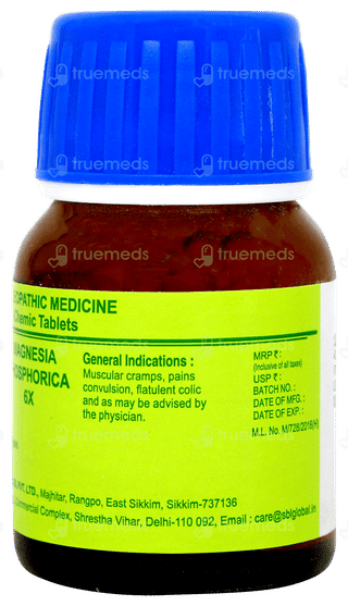 Sbl Magnesia Phosphorica 6x Biochemic Tablet 25gm