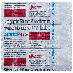 Zensita M 500 Tablet 15
