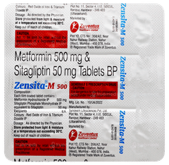 Zensita M 500 Tablet 15