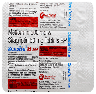 Zensita M 500 Tablet 15