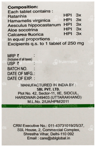 Sbl Fp Tabs Tablet 25Gm