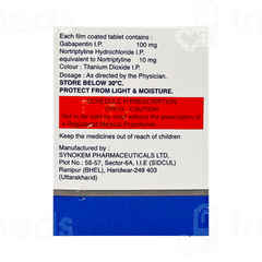 Gabator Nt 100 MG Tablet 15